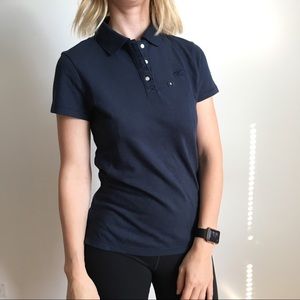 Hollister Navy Blue Polo Shirt
